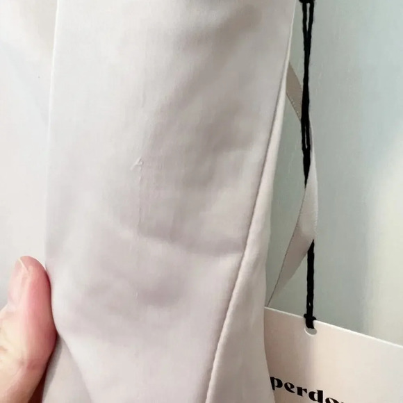 NWT SUPERDOWN Nicole Mini Dress in Nude Satin Champagne - Picture 9 of 10